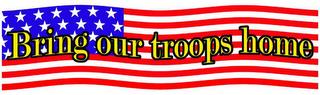 BRING OUR TROOPS HOME trademark