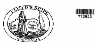 LLOYD'S SHIPS AUSTRALIA trademark