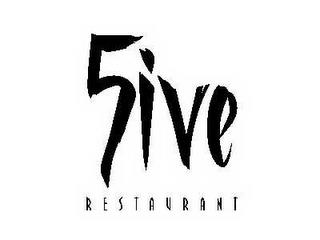 5IVE RESTAURANT trademark