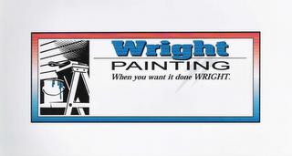 WRIGHT PAINTING - WHEN YOU WANT IT DONE WRIGHT. trademark