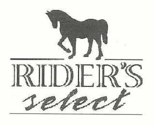 RIDER'S SELECT trademark