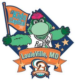 LOUIEVILLE, MD THE KIDS CAPITAL BOWIE BAYSOX B BASEBALL trademark