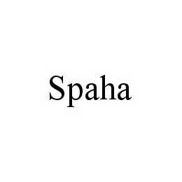 SPAHA trademark