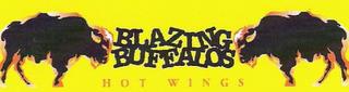 BLAZING BUFFALOS HOT WINGS trademark