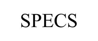 SPECS trademark