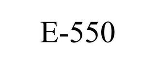 E-550 trademark