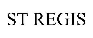 ST REGIS trademark