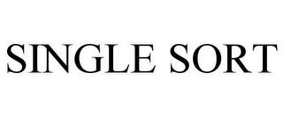 SINGLE SORT trademark