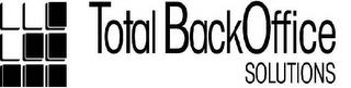 TOTAL BACKOFFICE SOLUTIONS trademark