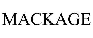 MACKAGE trademark