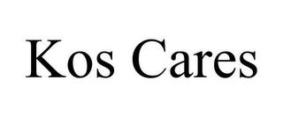 KOS CARES trademark