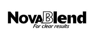 NOVABLEND FOR CLEAR RESULTS trademark