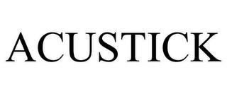 ACUSTICK trademark