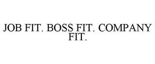 JOB FIT. BOSS FIT. COMPANY FIT. trademark