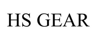 HS GEAR trademark