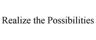 REALIZE THE POSSIBILITIES trademark