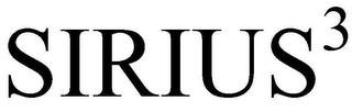 SIRIUS 3 trademark