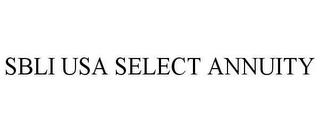 SBLI USA SELECT ANNUITY trademark