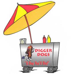 DIGGER DOGS "A DOG YOU'LL DIG!" trademark