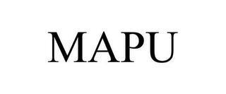 MAPU trademark