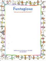 FUNTAGIOUS "WHERE YOU NEVER GET SICK OF HAVING FUN!" trademark