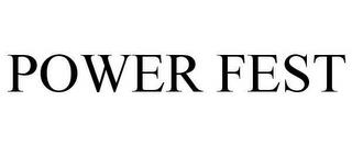 POWER FEST trademark