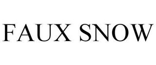 FAUX SNOW trademark