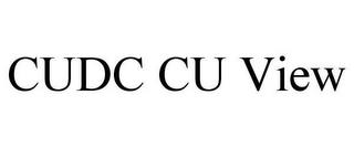 CUDC CU VIEW trademark