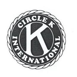 K CIRCLE K INTERNATIONAL trademark