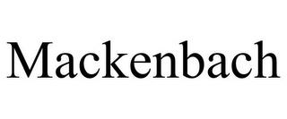 MACKENBACH trademark