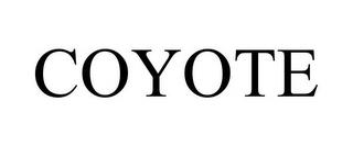 COYOTE trademark