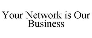 YOUR NETWORK IS OUR BUSINESS trademark