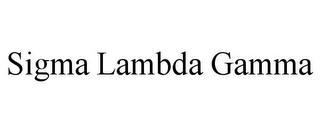 SIGMA LAMBDA GAMMA trademark