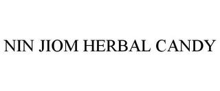 NIN JIOM HERBAL CANDY trademark