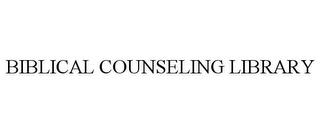 BIBLICAL COUNSELING LIBRARY trademark