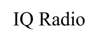 IQ RADIO trademark