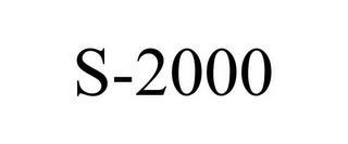 S-2000 trademark