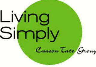 LIVING SIMPLY CARSON TATE GROUP trademark