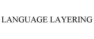 LANGUAGE LAYERING trademark