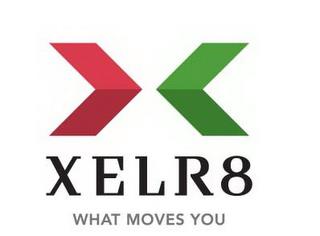 > < XELR8 WHAT MOVES YOU trademark