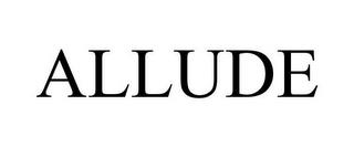 ALLUDE trademark