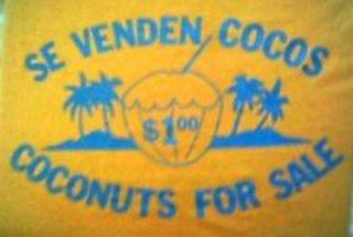 SE VENDEN COCOS $1.00 COCONUTS FOR SALE trademark