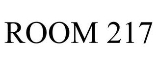 ROOM 217 trademark