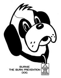 BURNIE THE BURN PREVENTION DOG trademark