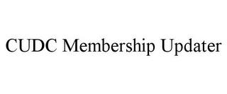 CUDC MEMBERSHIP UPDATER trademark