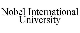 NOBEL INTERNATIONAL UNIVERSITY trademark