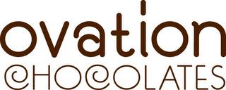 OVATION CHOCOLATES trademark