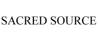 SACRED SOURCE trademark