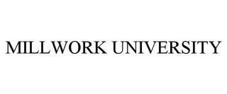 MILLWORK UNIVERSITY trademark