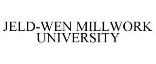 JELD-WEN MILLWORK UNIVERSITY trademark